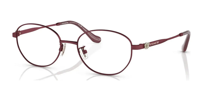 Coach HC5153TD Eyeglasses | Size 53 / Satin Burgundy №9413