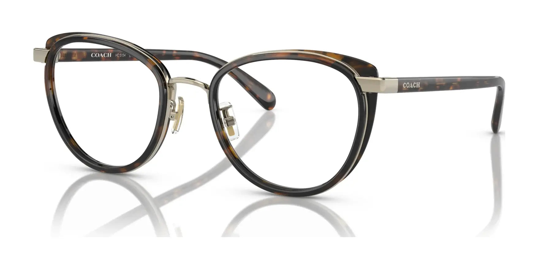 Coach HC5154 Eyeglasses Light Gold / Dark Tortoise