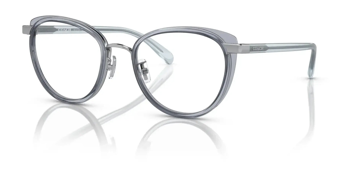 Coach HC5154 Eyeglasses Silver / Transparent Blue
