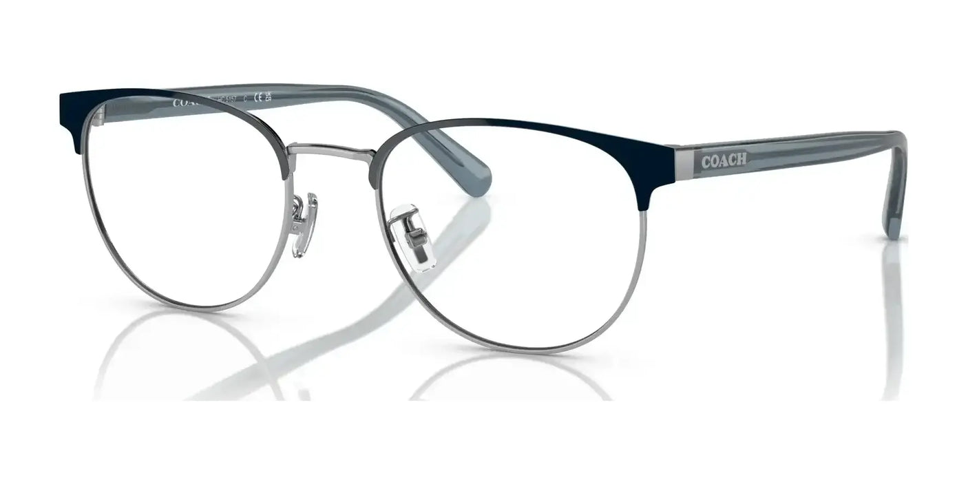 Coach HC5157 Eyeglasses Shiny Silver / Mavy