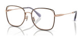 Coach HC5160D Eyeglasses Shiny Rose Gold / Black