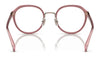 Coach HC5162 Eyeglasses | Size 50 / Transparent Berry/Rose Gold №9331