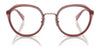 Coach HC5162 Eyeglasses | Size 50 / Transparent Berry/Rose Gold №9331