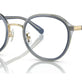 Transparent Blue/Light Gold №9435