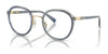 Coach HC5162 Eyeglasses | Size 50 / Transparent Blue/Light Gold №9435