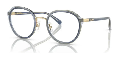 Coach HC5162 Eyeglasses Transparent Blue / Light Gold