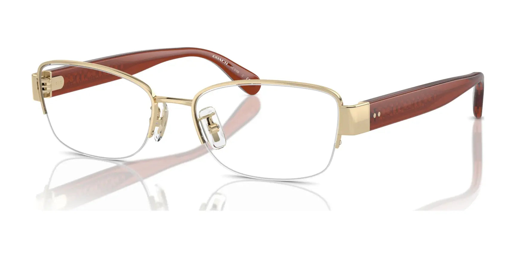 Coach HC5168 Eyeglasses Shiny Light Gold