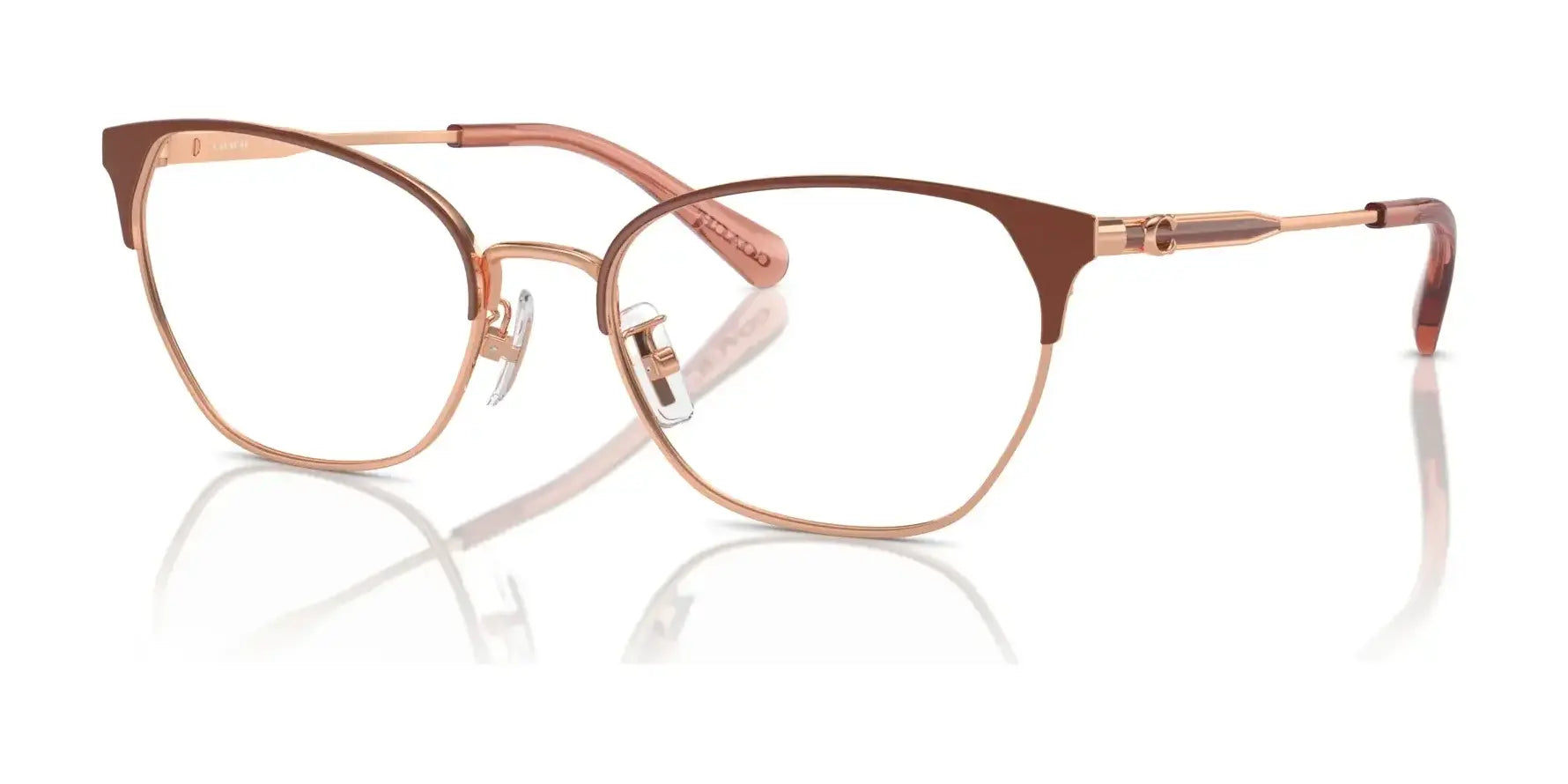 Coach HC5169 Eyeglasses Shiny Rose Gold / Nutmeg