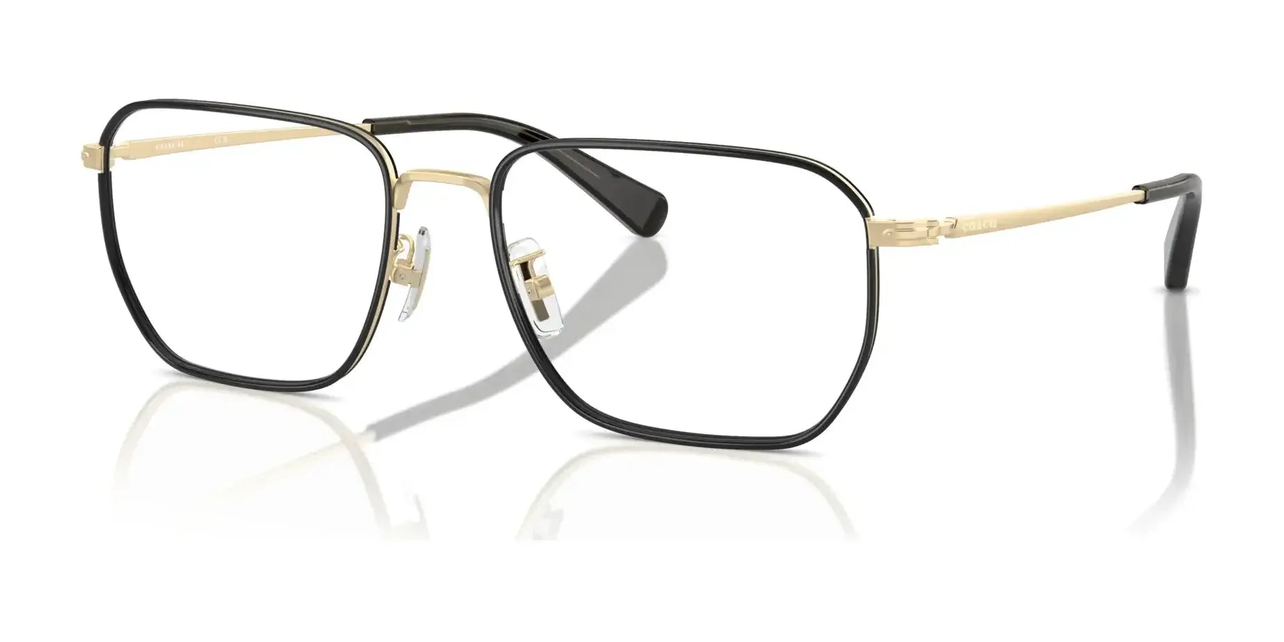 Coach HC5171 Eyeglasses Satin Light Gold / Black
