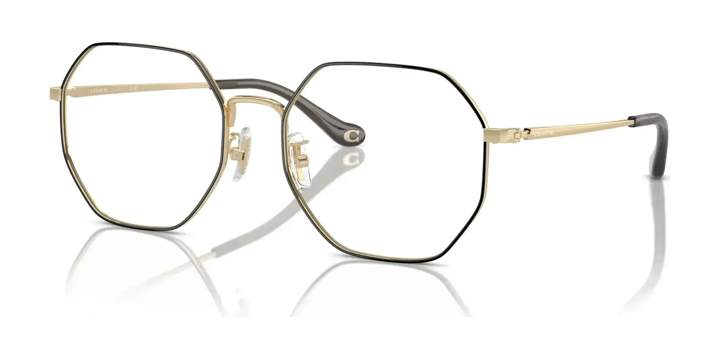 Coach HC5174D Eyeglasses Shiny Light Gold / Black