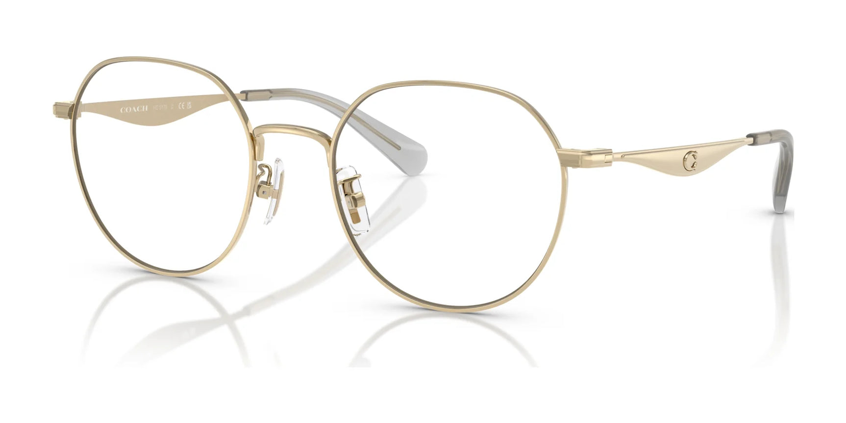 Coach CY044 HC5175 Eyeglasses Shiny Light Gold