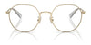 Coach CY044 HC5175 Eyeglasses | Size 52 / Shiny Light Gold/Black №9435