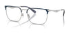 Coach HC5178 Eyeglasses / Satin Silver/Navy №9437 / Size 54