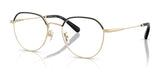 Coach HC5188TD Eyeglasses Shiny Light Gold / Black