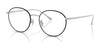 Coach HC5190TD Eyeglasses | Size 51 / Shiny Silver/Black №9001