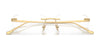 Coach HC5196TD Eyeglasses | Size 56 / Shiny Gold №9441