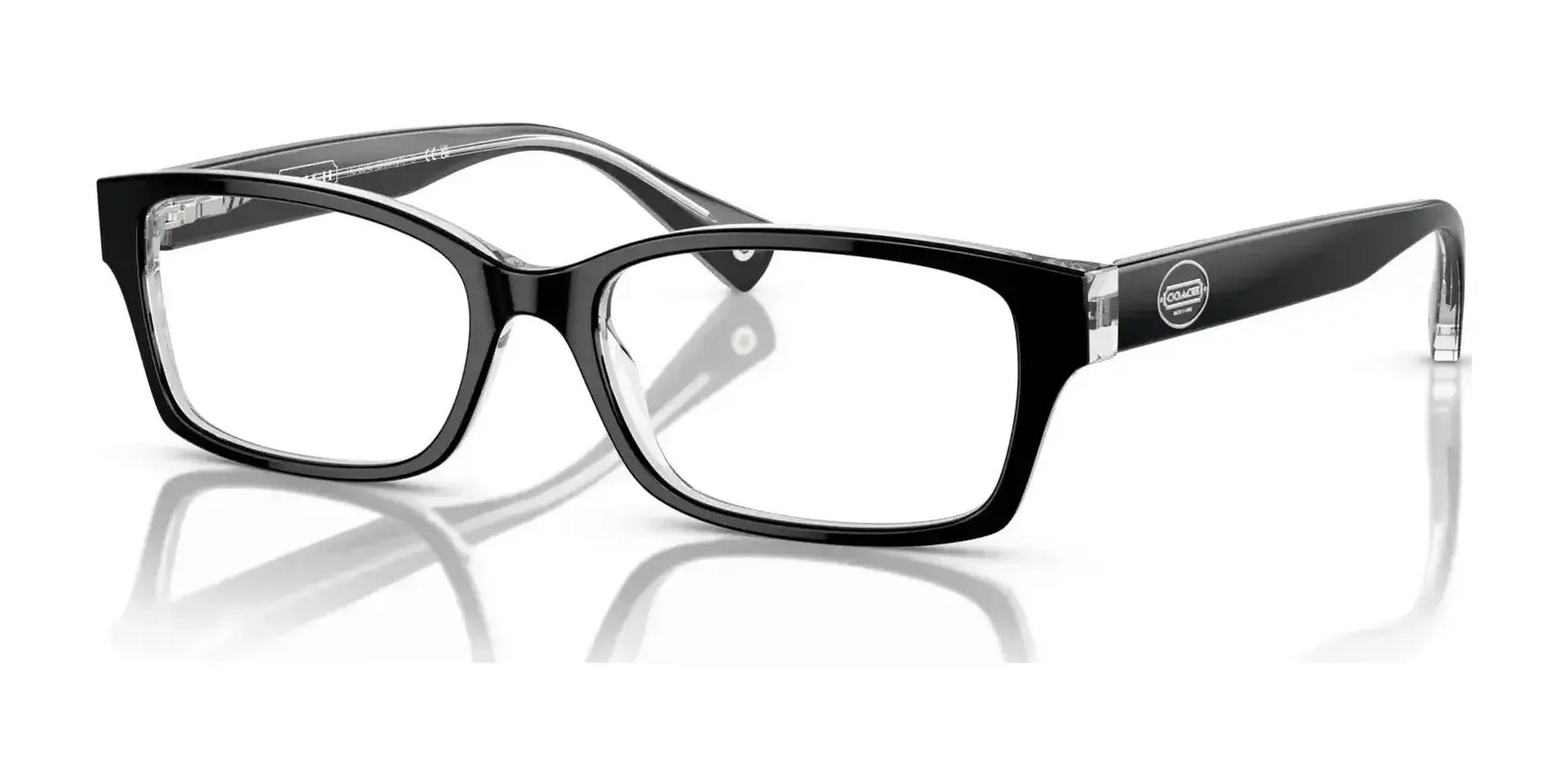 Coach BROOKLYN HC6040 Eyeglasses Black / Crystal Clear