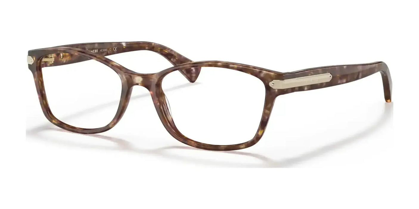 Coach HC6065 Eyeglasses Light Brown Confetti Tortoise