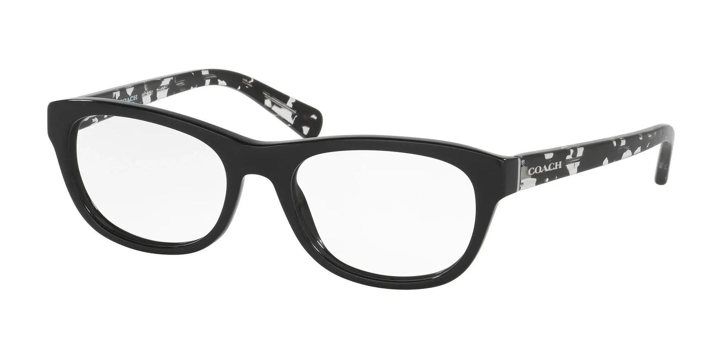 Coach HC6081 Eyeglasses Black / Black Crystal Mosaic