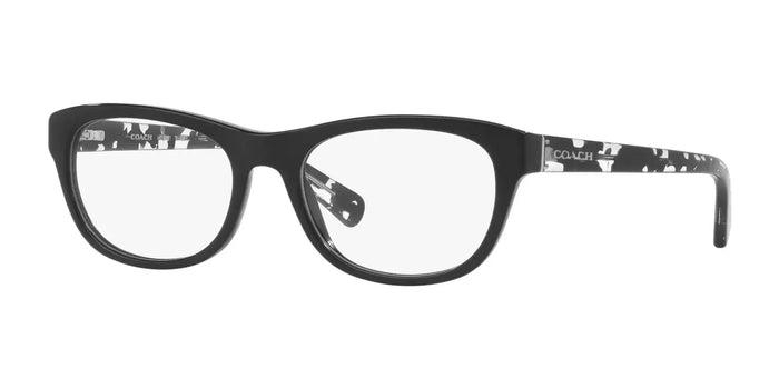 Coach HC6081 Eyeglasses | Size 51 / Black / Black Crystal Mosaic №5348