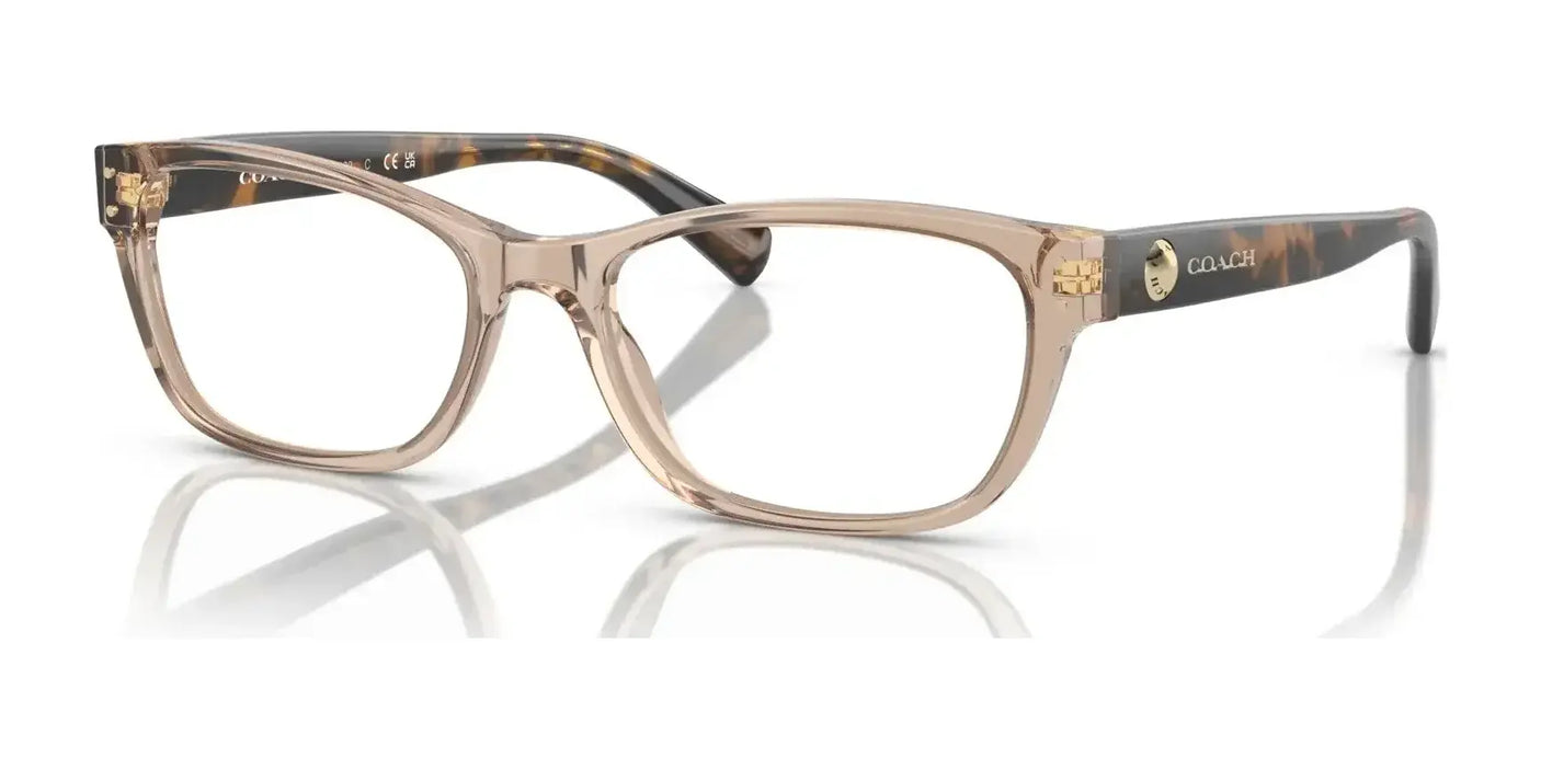 Coach HC6082 Eyeglasses Transparent Brown