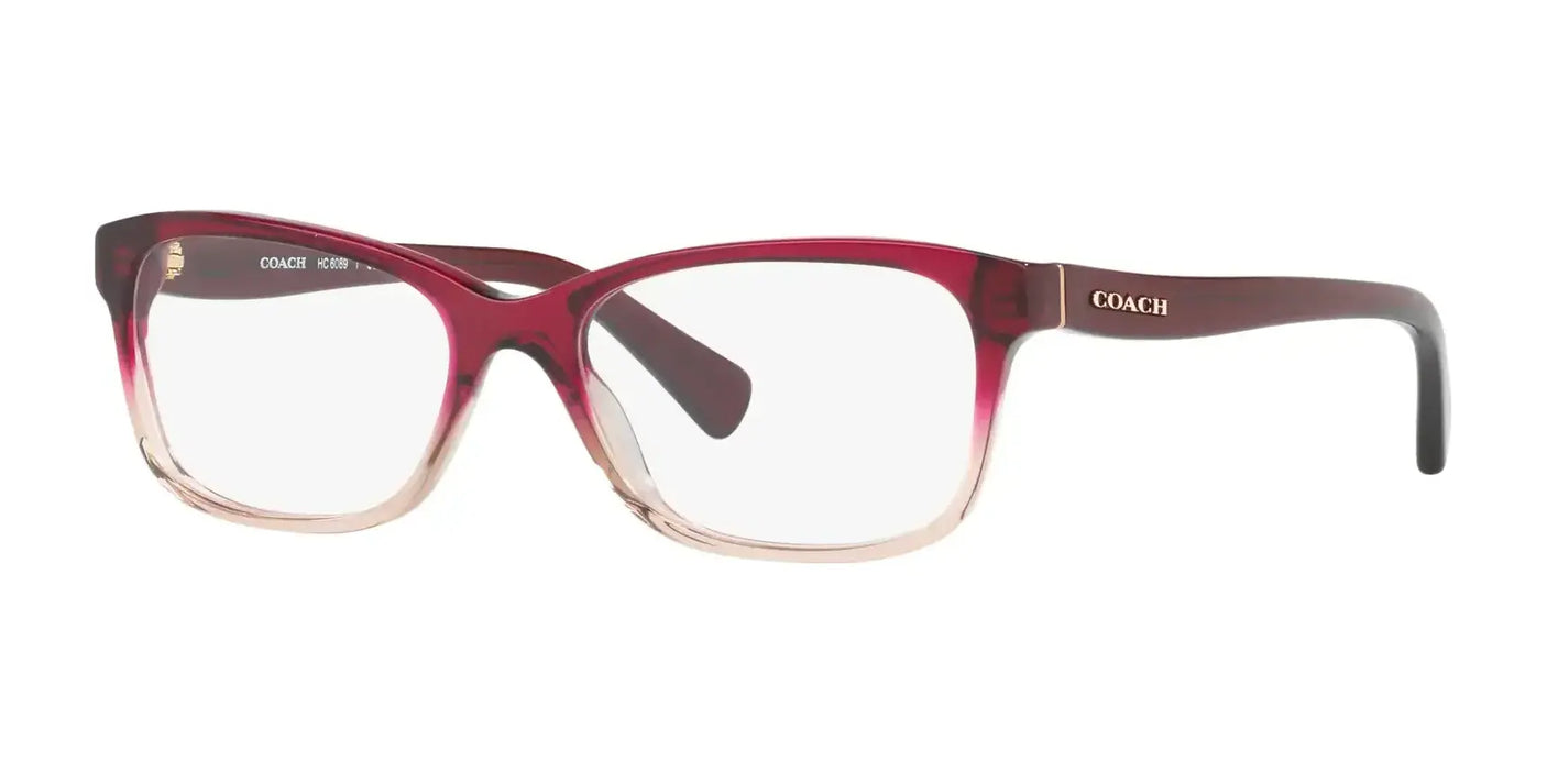 Coach HC6089 Eyeglasses Red Beige Gradient