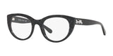 Coach HC6132 Eyeglasses Black Glitter Signature C