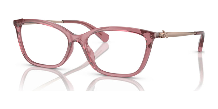 Coach HC6146U Eyeglasses | Size 53 / Transparent Berry №5800