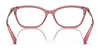 Coach HC6146U Eyeglasses | Size 53 / Transparent Berry №5800