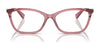 Coach HC6146U Eyeglasses | Size 53 / Transparent Berry №5800