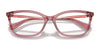 Coach HC6146U Eyeglasses | Size 53 / Transparent Berry №5800
