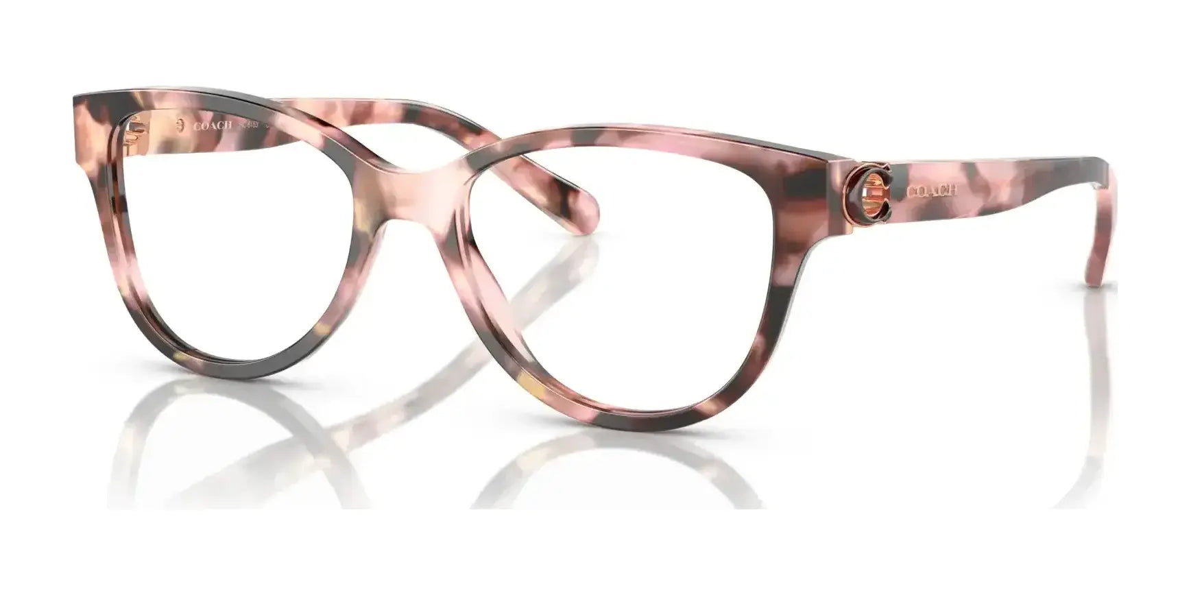 Coach HC6153 Eyeglasses Rose Pearl Tortoise