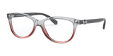 Coach HC6155 Eyeglasses Grey Burgundy Gradient