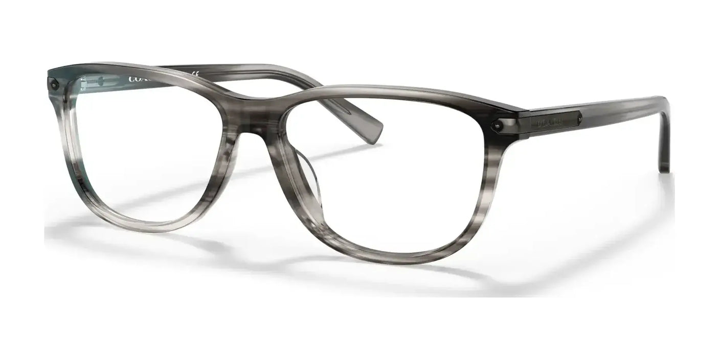 Coach C2104 HC6168U Eyeglasses Shiny Grey Horn