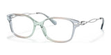 Coach HC6172 Eyeglasses Gradient Transparent Blue