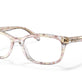 Transparent Pink Floral Print №5695