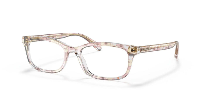 Coach HC6174F Eyeglasses / Transparent Pink Floral Print №5695 / Size 54