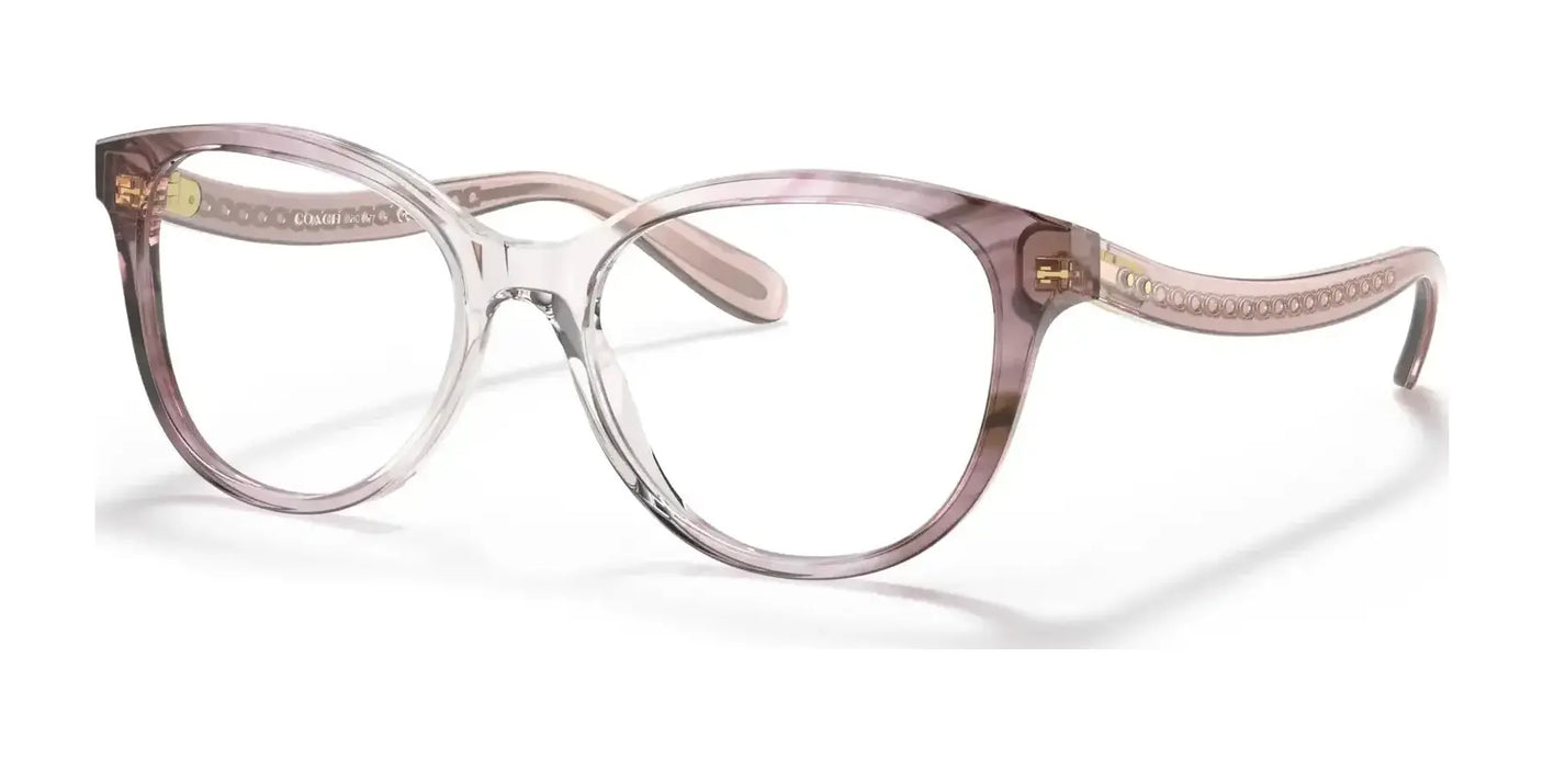 Coach HC6177 Eyeglasses Transparent Pink Ombre