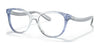 Coach HC6177F Eyeglasses | Size 55 / Transparent Blue Ombre №5655