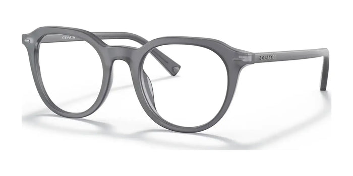 Coach HC6189U Eyeglasses | Size 50 / Matte Transparent Dark Grey №5673