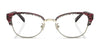 Coach HC6195 Eyeglasses | Size 53 / Shiny Rose Gold Grey Signature C №5710