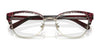 Coach HC6195 Eyeglasses | Size 53 / Shiny Rose Gold Grey Signature C №5710