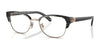 Coach HC6195 Eyeglasses | Size 53 / Shiny Rose Gold Grey Signature C №5710