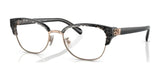 Coach HC6195 Eyeglasses Shiny Rose Gold Grey Signature C