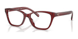 Coach HC6196U Eyeglasses Transparent Red