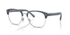 Coach HC6198 Eyeglasses / Transparent Dark Navy Shiny Silver №5707 / Size 55