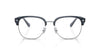 Coach HC6198 Eyeglasses / Transparent Dark Navy Shiny Silver №5707 / Size 55