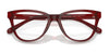 Coach HC6202U Eyeglasses | Size 52 / Transparent Red №5713