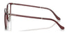 Coach HC6203D Eyeglasses | Size 55 / Transparent Burgundy №5721