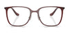 Coach HC6203D Eyeglasses | Size 55 / Transparent Burgundy №5721